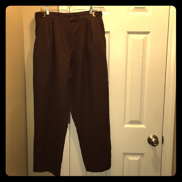 Brown slacks - Picture 1 of 6